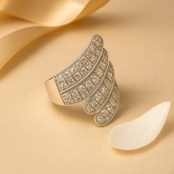 Anillo ajustable Rhodium-plated - Imagen 2